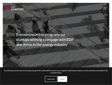 Tablet Screenshot of edpstarter.com